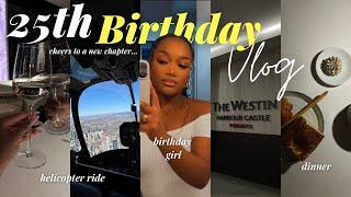 MY 25TH BIRTHDAY VLOG| TRIP TO TORONTO + SURPRISE HELICOPTER RIDE + LUXURY GIFTS + 24/7 SPA + MORE