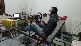 Diy 2dof racing motion simulator - testing