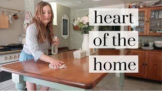 Full kitchen reset | deep cleaning + attending to the heart of my home