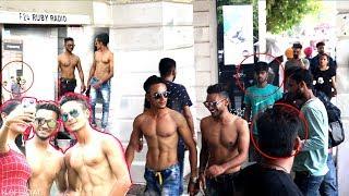 Fitness Freak goes Shirtless in Public || India [Must Watch Public Reaction] || Sam k Official