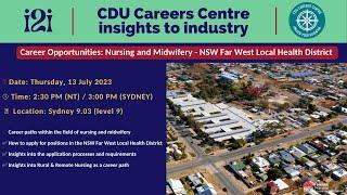 Career Opportunities  Nursing and Midwifery   NSW Far West Local Health District 13 July 2023