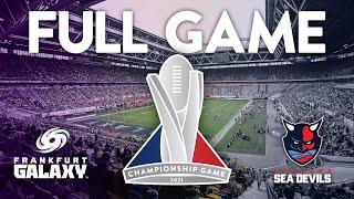 FULL GAME: Frankfurt Galaxy vs Hamburg Sea Devils | Championship Game 2021