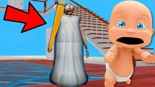 Baby Escapes EVIL GRANNY'S HOUSE!