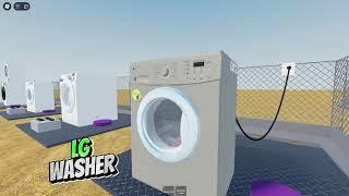 ROBLOX Washing Machine DANGEROUS DESTRUCTIONUnbalanced Jumping with bricks: Beko, Candy