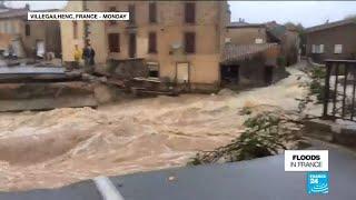 France flash floods: extensive damage after historic flooding levels