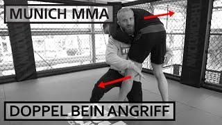 Beende den Double Leg Takedown im MMA und BJJ erfolgreich