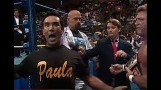 Paul Orndorff gets interrupted by Ricky Steamboat, brawls w/Ron Simmons - 6/9/1993 - WCW