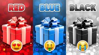 Choose Your Gift...!  Red, Blue or Black ️ How Lucky Are You? Quiz Shiba