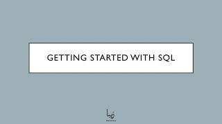 How to start working with SQL? Explained by Zeba Academy.