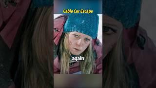 She's trapped in a cable car with wolves down there.#shorts #adventure #alphalink