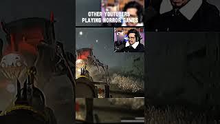 Other YouTubers playing horror games vs techno GAMERZ  playing horror game#technogamerz#shorts#viral