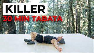 KILLER 30 Min Nonstop Tabata Workout [Bodyweight]