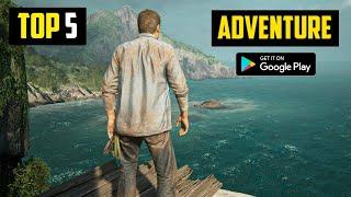 Top 5 Best ADVENTURE Games for ANDROID 2022 | High Graphics (Online/Offline)