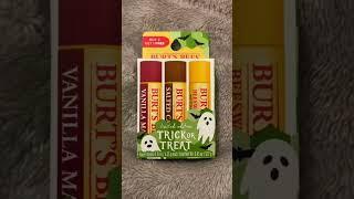 Target Shop With Me: Burt’s Bees Trick or Treat Lip balm Set #burtsbees #makeup #beauty #halloween