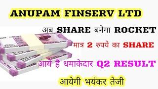 Anupam finserv ltd q2 result analysis | Anupam finserv Ltd latest news | money magic