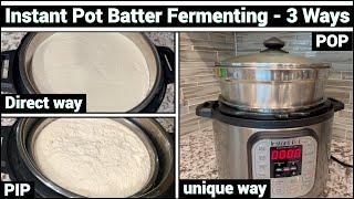 3 Ways - Instant Pot Idli Dosa Batter Fermentation with Ultimate Tips & Summary | Don't miss 3rd way