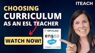 ESL Curriculum to use as an Independent Online ESL Teacher