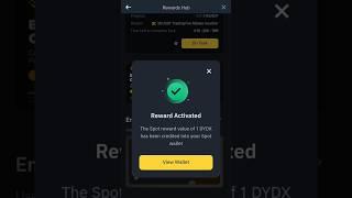 1.7$ free on Binance||binance dydx quiz answers #binance #dydx #dollar #free