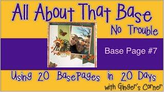 USING BASE PAGES #scrapbooking   #scrapbooklayouts #scrapbooklayout