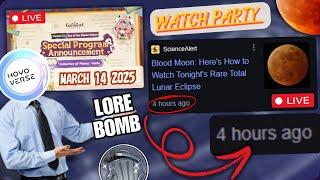 Apparently, Genshin v5.5 Goes LIVE on a BLOOD Moon- (WATCH PARTY)