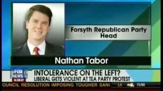 Fox and Friends -NC Tea Party Member Punched