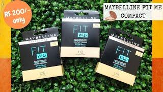 MAYBELLINE NEW YORK FIT ME COMPACT || ALL SHADES || INDIA