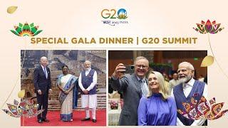 Exclusive visuals from Gala dinner during G20 Summit at Bharat Mandapam