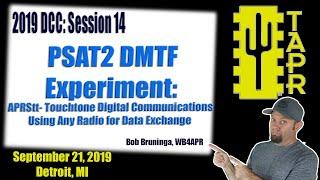 PSAT2 DTMF Experiment APRStt Touchtone Digital Communications