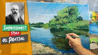 Learn To Paint Like IMPRESSIONIST | FULL TIME Demo