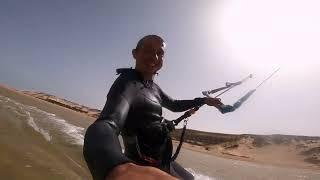 Kitesurfing Dakhla attitude Morocco.