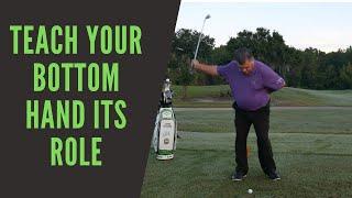 John Hughes Golf - Teach Your Bottom Hand its Role in Your Golf Swing