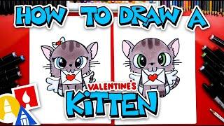 How To Draw A Cute Kitten Cupid