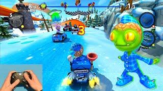 New B'Zorp Outfit Unlocked! Hot Wheels GameplayBeach Buggy Racing 2