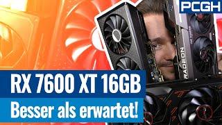 Radeon RX 7600 XT im Test: Die beste Grafikkarte um 350 Euro kommt von AMD