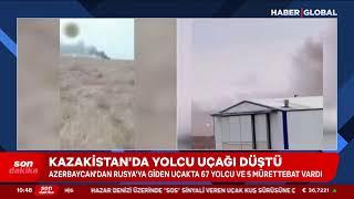 CANLI | Kazakistan'da Yolcu Uçağı Düştü! Azerbaycan'dan Rusya'ya Gidiyordu...