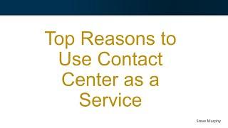 Contact Center vs Call Center (Why Use CCaaS)