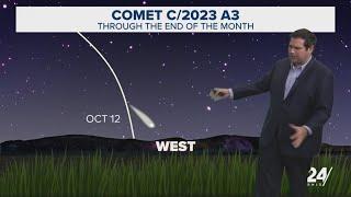 A comet could become visible in the night sky this week