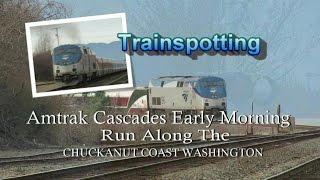 Trainspotting Trains In Bellingham Washington - Watch AMTRAK CASCADES in the Edgemoor Tunnels