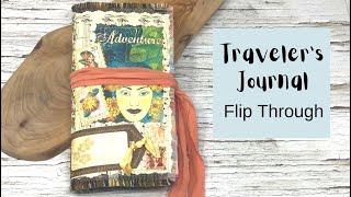 Traveler's Junk Journal Flip Through (Sold)