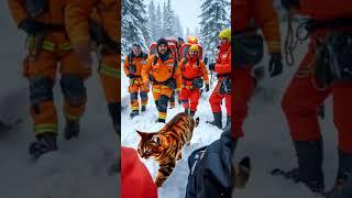 "Rescue in the Snow: The Journey of a Kitten's Survival"