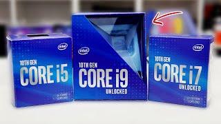 인텔 10세대 CPU 다 가져왔습니다. 9세대와 비교 리뷰 해봐요! (i5-10400, i7-10700K, i9-10900K)