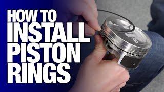 How to Install Piston Rings | Engine Building 101