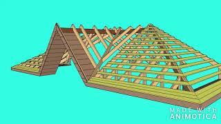 крыша, соединение стропило люкарны ,и .т.д