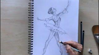 Drawing tutorial HOW TO DRAW A BALLERINA, with Natalka Barvinok. Lesson #29