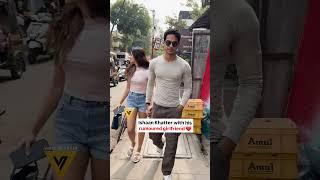 Ishaan khattar with her Lady love Chandni Bainz papped in town 