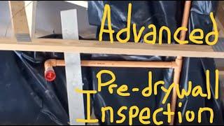 For home inspectors only: Advanced pre-drywall deficiencies