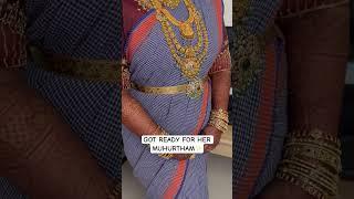 Hairstyle & Saree Draping For Bride | The Sareedrapist Chennai By JESI