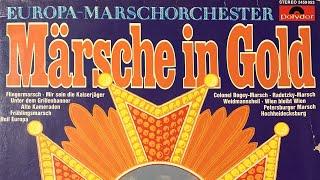 Europa-Marschorchester - Märsche in Gold (Vinyl Polydor 1976)