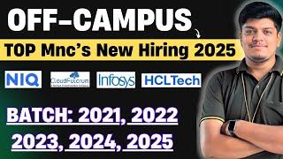 Infosys, HCLTech, Zomato, NIQ Hiring | Off Campus Drive 2025, 2024, 2023, 2022, 2021 BATCH