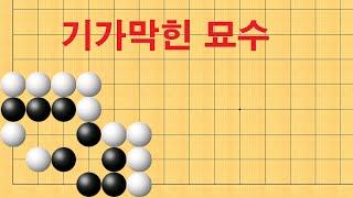 바둑 묘수 사활 - 기가막힌 묘수가 나옵니다. 흑을 살려보세요